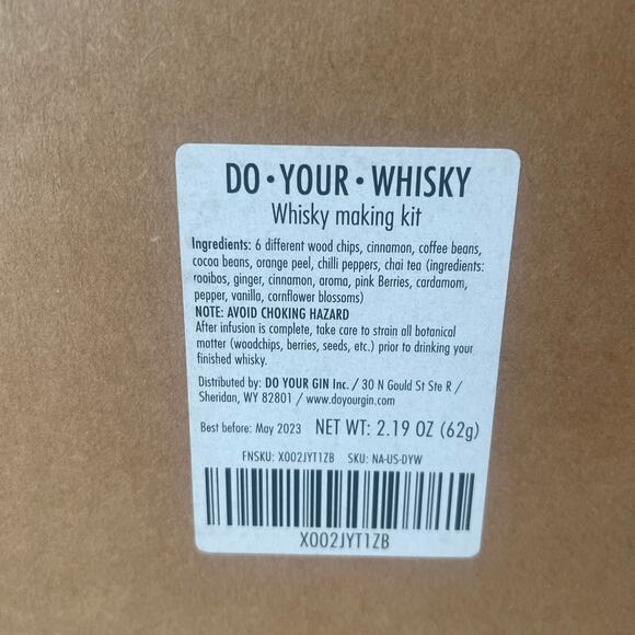 NEW DO Your Whisky DIY Whiskey Infusion Set Making Kit Gift Anniversary Holidays - Picture 3 of 5
